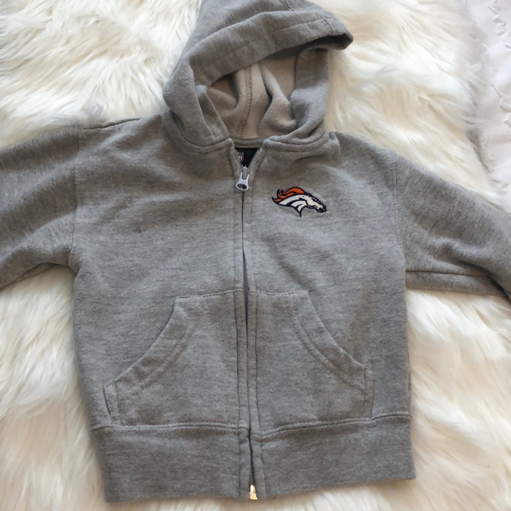 NFL Denver Broncos zip up sweatshirt. 2T